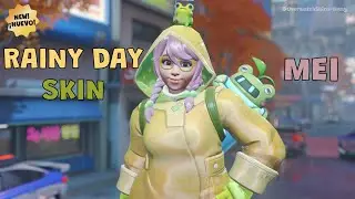 NEW! RAINY DAY Mei Skin showcase | Overwatch 2
