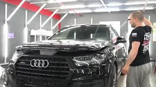 Оклейка антигравийной пленкой AUDI Q7