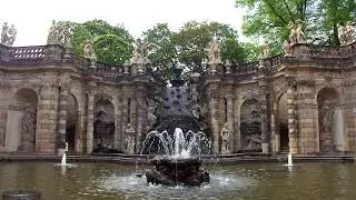 FONTANA BAROCCA CON NINFE, (Water Natural Sound) suono naturale dell'acqua