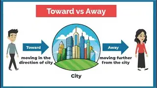 TOWARD vs AWAY || Difference between toward and away | Learn English with Sam and Sameer - Episode 7