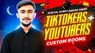 Advance CUSTOM ROOMS Pubg Mobile😍 20ms | Tiktokers + Yotubers Lobby