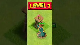 Level 1 Archer Tower vs MAX Troops #shorts