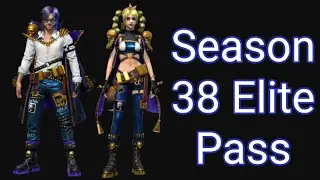 Free Fire || Season 38 Elite Pass || 38 Elite Pass In Free Fire || ♥️♥️♥️