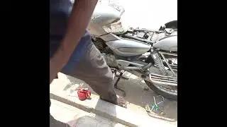 Cleaning the fuel tank.