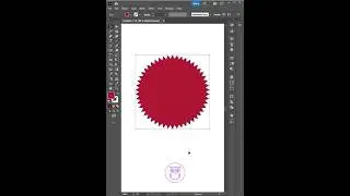 Mastering Illustrator: Crafting a Round Badge Tutoria #illustratortutorial #shortvideo #shorts