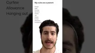 My rules as a parent #parent