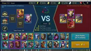 Raid Shadow Legends Toragi the God's & Sicia flametongue's Journey Toragi reaches rank 5!
