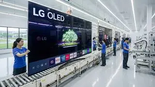 Inside the $10 Billion LG Electronics OLED TV Factory | How OLED Displays Are Made