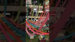 cintas de colores, plaza centro comercial santa fe