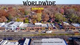 Driving Livernois avenue (northbound) Detroit Michigan
