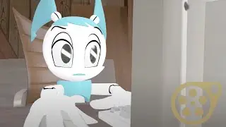 Jenny checking her fan arts (SFM animated)