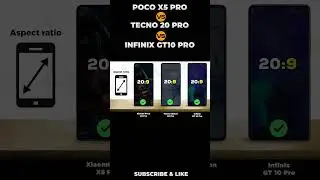 Poco X5 Pro Vs Tecno Camon 20 Pro Vs Infinix GT 10 Pro  