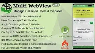 Multi WebView & Admin Panel Free Source Code