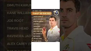 Icc Test , ODI and T20 team of the year 2023