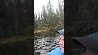 Рыбалка на тайменя (самолёт в реке)