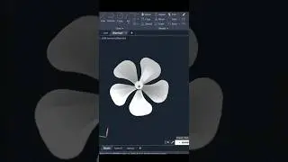 3D Fan in AutoCAD 2023 