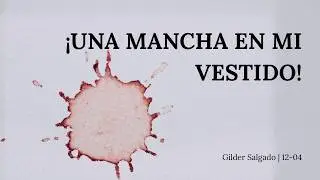 ¡UNA MANCHA EN MI VESTIDO!