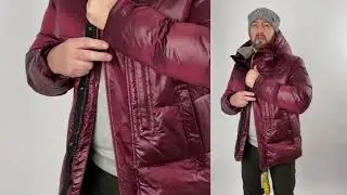 Обзор куртки бордового цвета