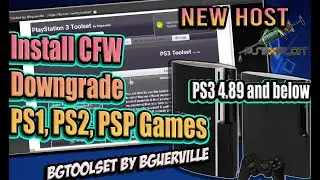 PS3 Jailbreak | Install CFW using new Host for BGToolSet | 4.89 and below