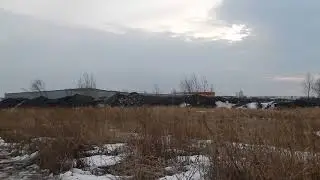 Горы химикатов со снегом рядом с с.Лебедевка
