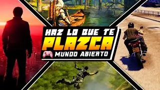 ✅ TOP 7 🌍 MUNDO ABIERTO 🌍 JUEGOS para PC de BAJOS RECURSOS 2023 🚀