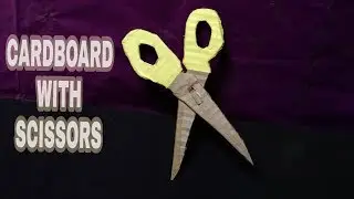 🔥Wow ! How to making Scissors with cardboard DIY | 🔥Cardboard Scissors craft..