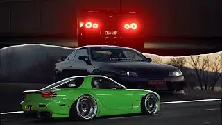 R35 GTR, SilviaS15 and Rocket Bunny RX7 | THE-LOWDOWN.com | Dave Granzow