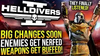 Helldivers 2 - Big Changes Soon, Weapon Buffs, and Enemy Nerfs!