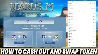 Icarus M Guild War How to Cash Out and Swap Token