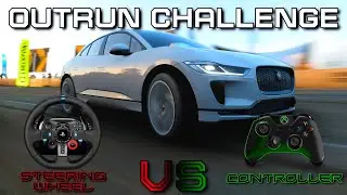 Wheel VS Controller OUTRUN Challenge - Emerald Circuit (Forza Horizon 5)