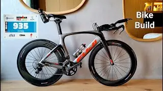 Fuji Norcom Straight 2.1 - Unboxing and building Time Trial TT #bike post-flight #ironman Astana