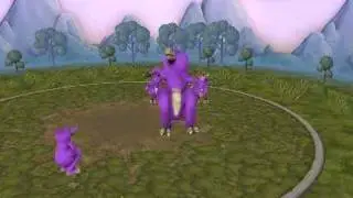 Barney Creature On Spore Creature Creator
