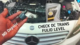 How to check transmission fluid , Mercedes Benz B200.cla250