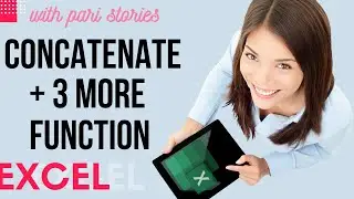 How to use Concatenate function in Excel with Show Formula Hack in Ms. Excel