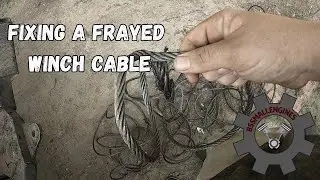 Fixing a frayed winch cable