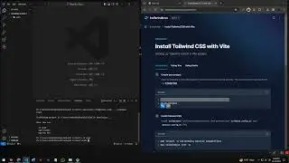 Tailwind css installation in React.js vite project