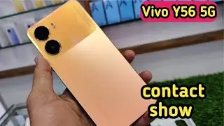 How To Show Contact In Vivo Y56 5G, Sim Card Contact Setting , Copy & Paste Contact