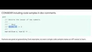 effective dart code samples in documentation