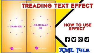 Treading Text Effect Alight Motion Text Group ll How To Use Text Effect ll 