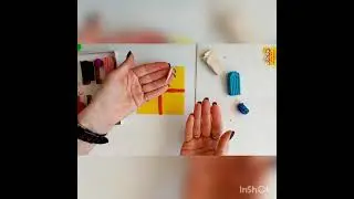 Сосульки на окошке. Урок лепки для самых маленьких 3+