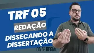 FAZ REDAÇÃO e DISCURSIVA - TRF 5° REGIÃO