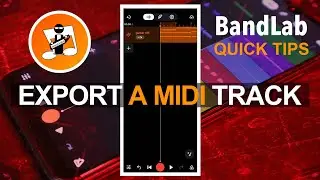 How to export midi from Bandlab