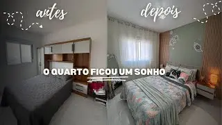 REFORMEI UM QUARTO COM  ITENS DA SHOPEE  | Ficou lindo!