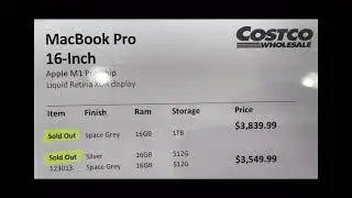 MacBook Pro 2021 new models price at Costco