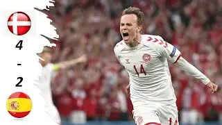 DENMARK vs SPAIN 4 - 2 | UEFA Euro 2020 Third Place Final Extended Highlights & Goal