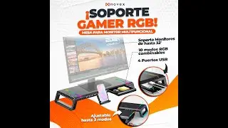 Unboxing y tutorial Soporte Gamer RGB