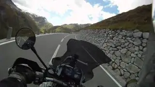 Riding Furka Pass on R1200GS