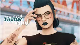 Tattoo Artist 🖤 + CC Links | The Sims 4: Create A Sim (CAS)