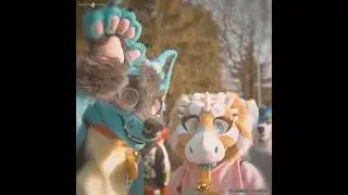 This one was cute to make! Gift for Stranck and Sushi! #furry #fursuit #fursuiting