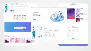 Build and Deploy Fully responsive react (vite) + Typescript + Tailwind website with modern UI/UX